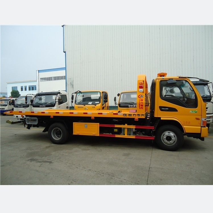 JAC Wheel Lift Tow Truck 100km/H Max Speed, deber de 4 Ton Flatbed Tow Truck Light