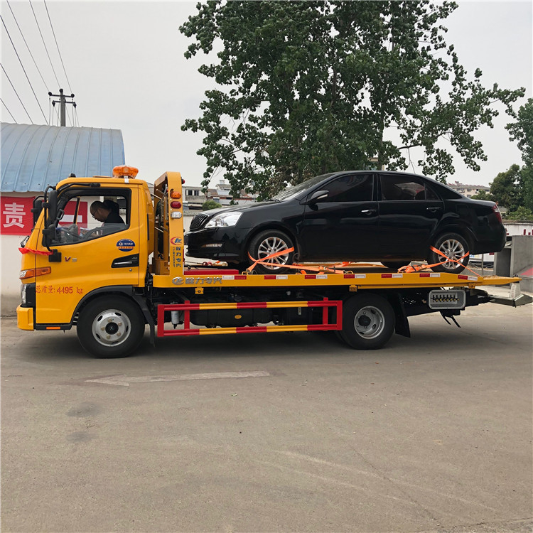 JAC Wheel Lift Tow Truck 100km/H Max Speed, deber de 4 Ton Flatbed Tow Truck Light