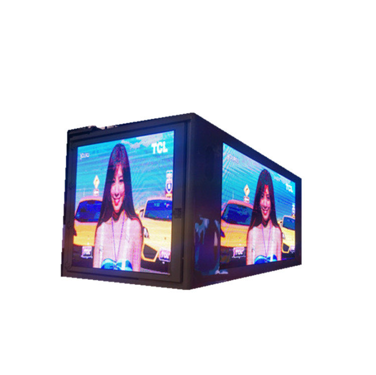 Prenda impermeable al aire libre el 16ft del camión de la caja de ColorLight LED para el camión montado