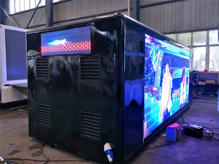 Camión móvil de la pantalla de vídeo del camión el 18FT de la cartelera de SMD LED a todo color