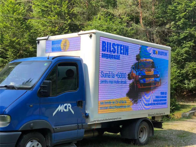 P6 Digital Billboard Truck 320 * 160mm 3 lados P5 Display LED móvil de la publicidad del camión