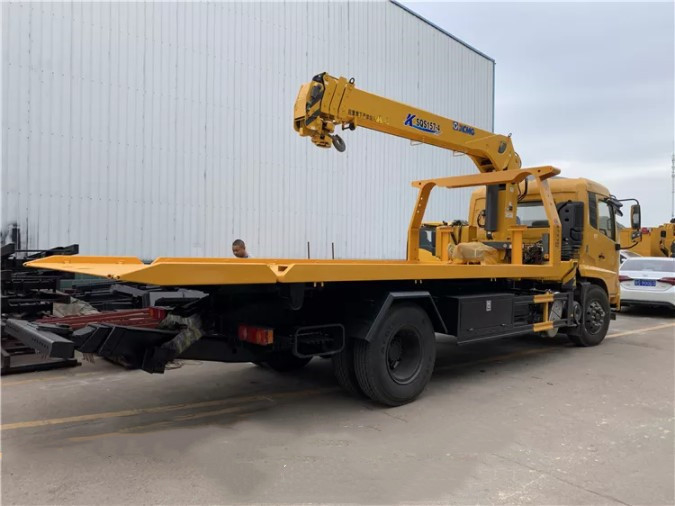8 - 10 toneladas de carro destructor de remolque plataforma de camión de remolque 6.3T base de ruedas 4500mm remolque de trabajo pesado