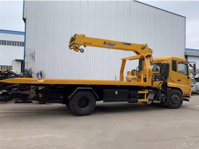 8 - 10 toneladas de carro destructor de remolque plataforma de camión de remolque 6.3T base de ruedas 4500mm remolque de trabajo pesado