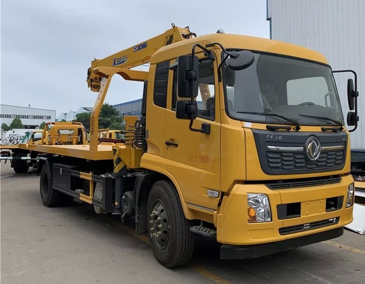 8 - 10 toneladas de carro destructor de remolque plataforma de camión de remolque 6.3T base de ruedas 4500mm remolque de trabajo pesado