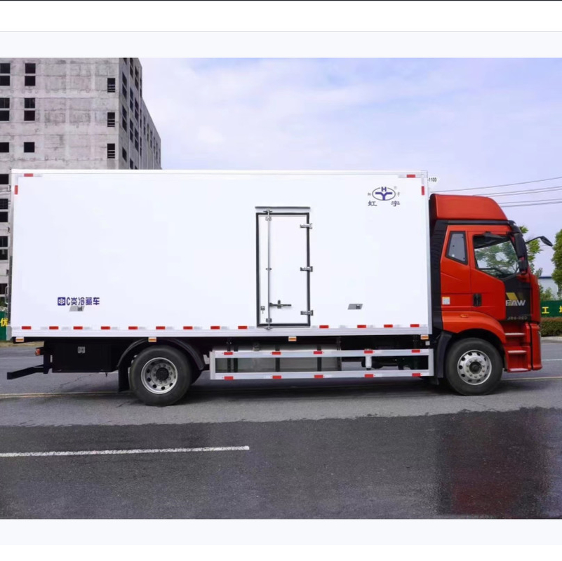 Fruta de FAW 10 Ton Reefer Truck Cold Room Van Truck For Vegetable And