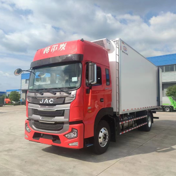 Transporte de la comida de JAC Frozen Food Truck 10 Ton Refrigerated Truck For Frozen