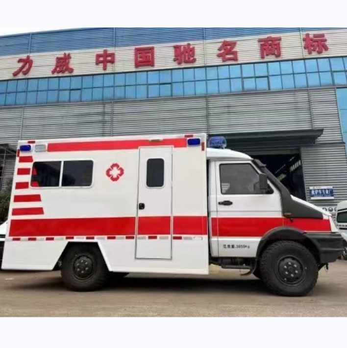 130 km/h Vehículo de la UCI del hospital IVECO Ambulancia de transporte para servicios médicos de emergencia