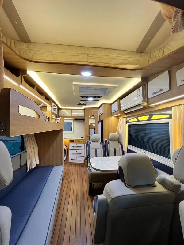 5995x2350x2950mm Caravana RV Furgoneta OEM Servicio Desnudo con Depilación por Roro Ship