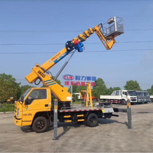 Camión de plataforma de trabajo aéreo de 23 m con QuanChai Q23-132E60 2.89L desplazamiento