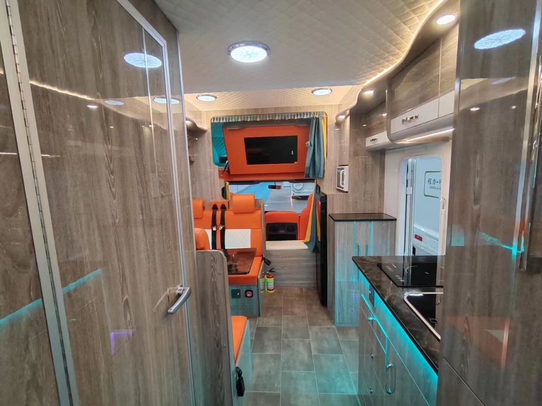 Rv Caravan Yuejin S500 Modelo C Caravana con capacidad para dormir para 4-6 personas - CLW OE NO