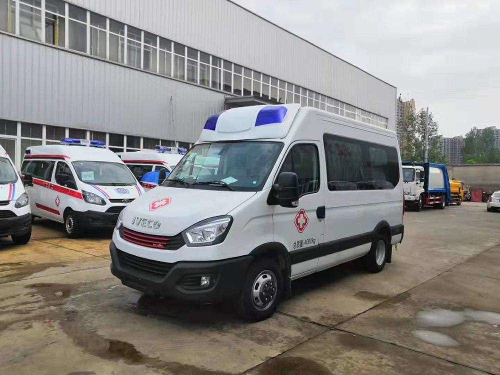 Iveco Ambulancia Euro 5 Ambulancia de emergencia Carretera de acoplamiento Peso 2970 Kg Base de las ruedas 3300mm