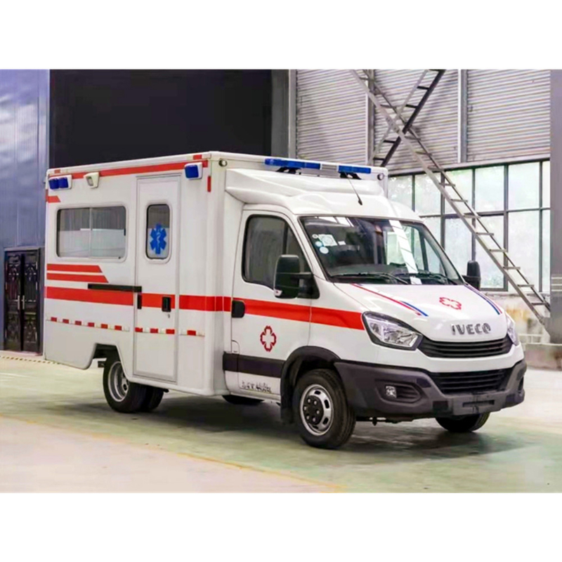 Vehículo de ambulancia médica Eficiente y confiable Vehículos médicos móviles Transmisión 5 1 Velocidad máxima 130 Km/H