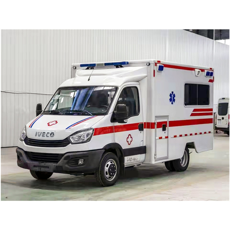 Vehículo de ambulancia médica Eficiente y confiable Vehículos médicos móviles Transmisión 5 1 Velocidad máxima 130 Km/H