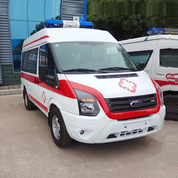Vehículo de ambulancia Vehículo de ambulancia Ford 4*2 Vehículo de ambulancia Vehículo de ambulancia de emergencia con una velocidad máxima de 130 Km/h