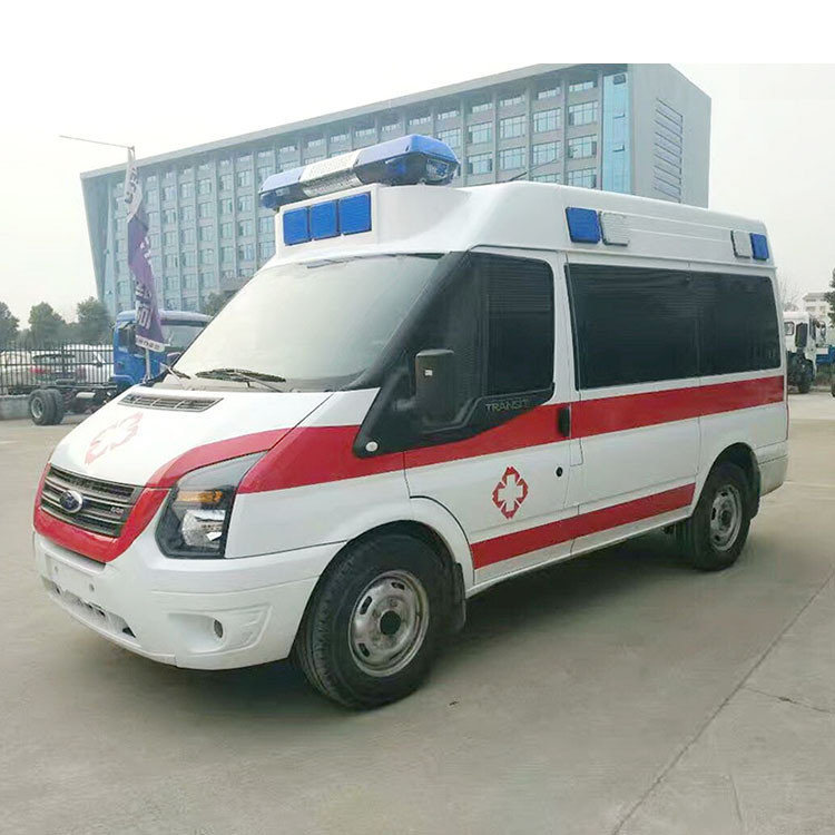 Vehículo de ambulancia Vehículo de ambulancia Ford 4*2 Vehículo de ambulancia Vehículo de ambulancia de emergencia con una velocidad máxima de 130 Km/h