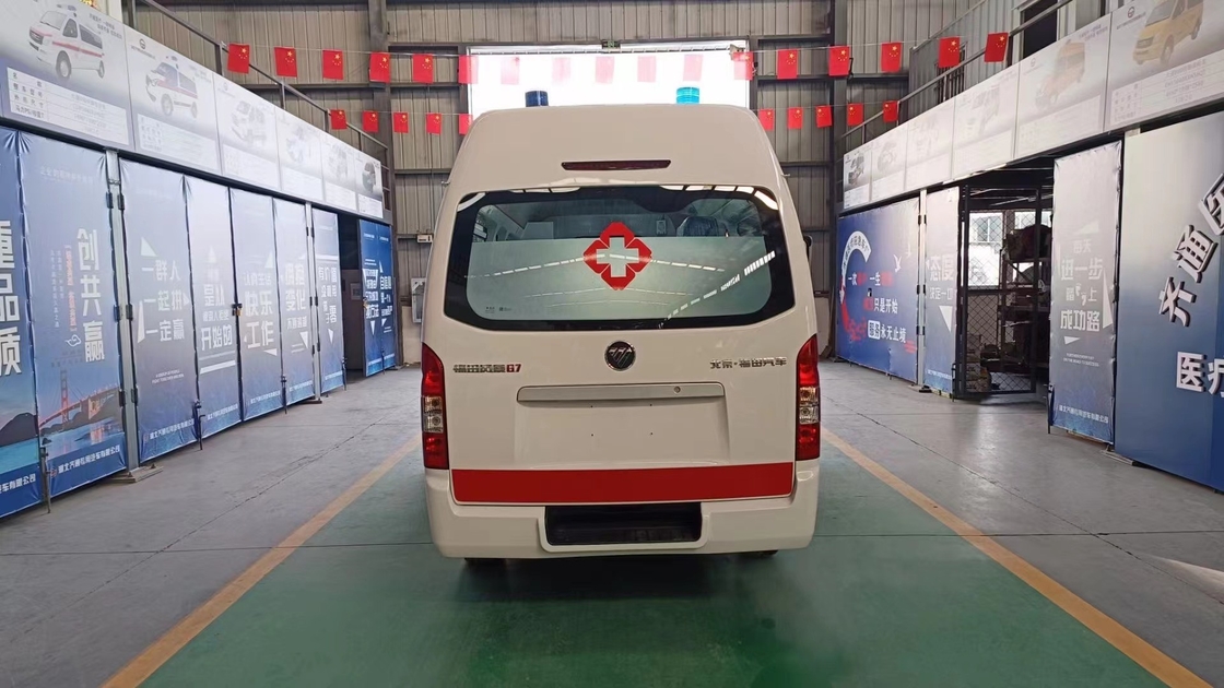 Venta de vehículo de ambulancia de emergencia Euro 5 Foton 2023 con velocidad máxima de 130 km/h