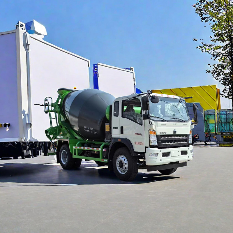 Mini Sinotruk HOWO 4*2 camión de hormigón 8 10 12 14 16 18 20 Cbms camión mezclador