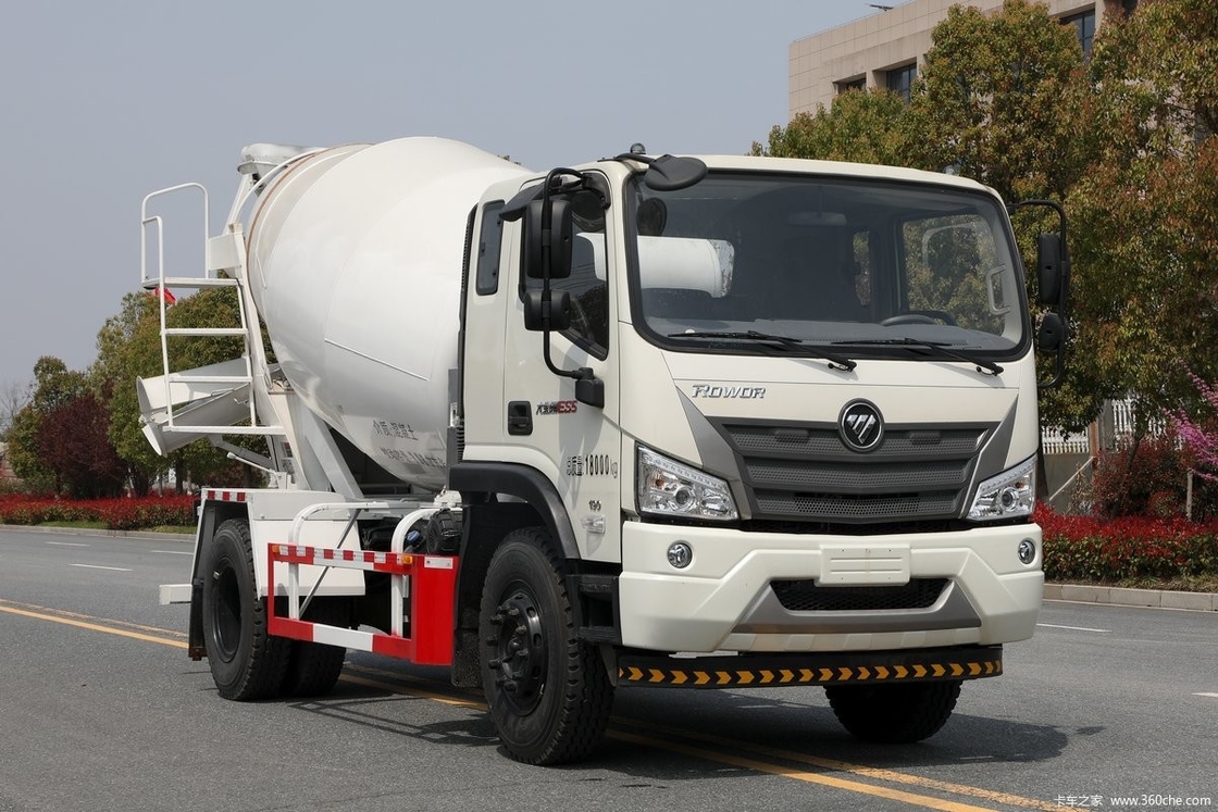 Euro 3 Foton Pequeño camión mezclador de hormigón de 3 metros cúbicos 83 Velocidad máxima ((Km/h) camión camión mezclador