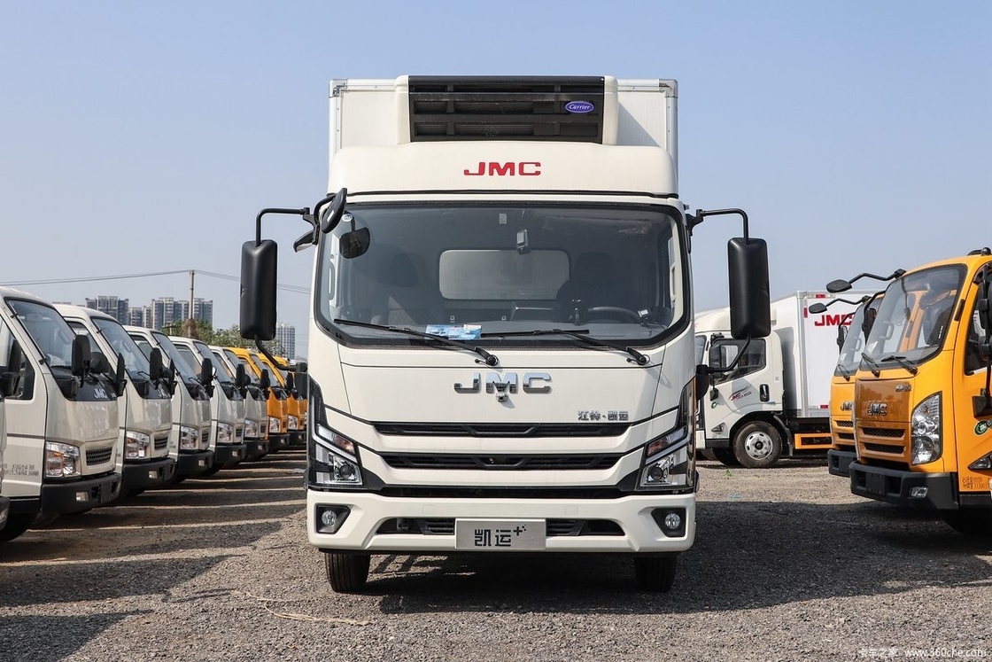 Famous Jmc Light Truck refrigerado 4x2 camión de transporte de alimentos congelados para la venta