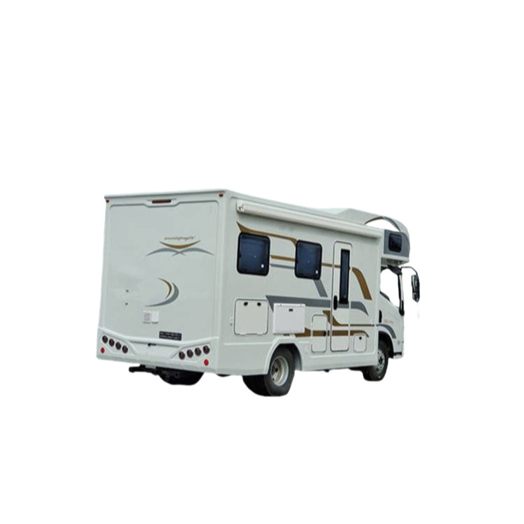 YUEJIN 4x2 auto móvil autocaravana exterior de lujo RV caravana furgoneta para viajes familiares