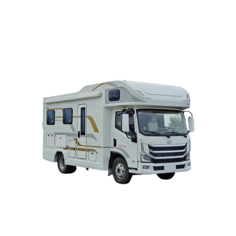 YUEJIN 4x2 auto móvil autocaravana exterior de lujo RV caravana furgoneta para viajes familiares