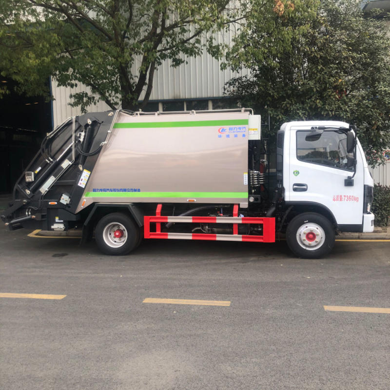 2023 Nuevo camión de recolección de basura Dongfeng Min En venta 7m3 camión de recolección de basura compactor