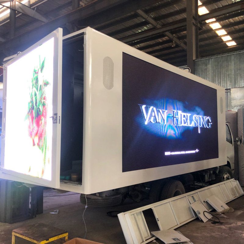 Caja modificada para requisitos particulares de la pantalla del 12ft/14ft/16ft/18ft P4 Digitaces LED para el camión montado