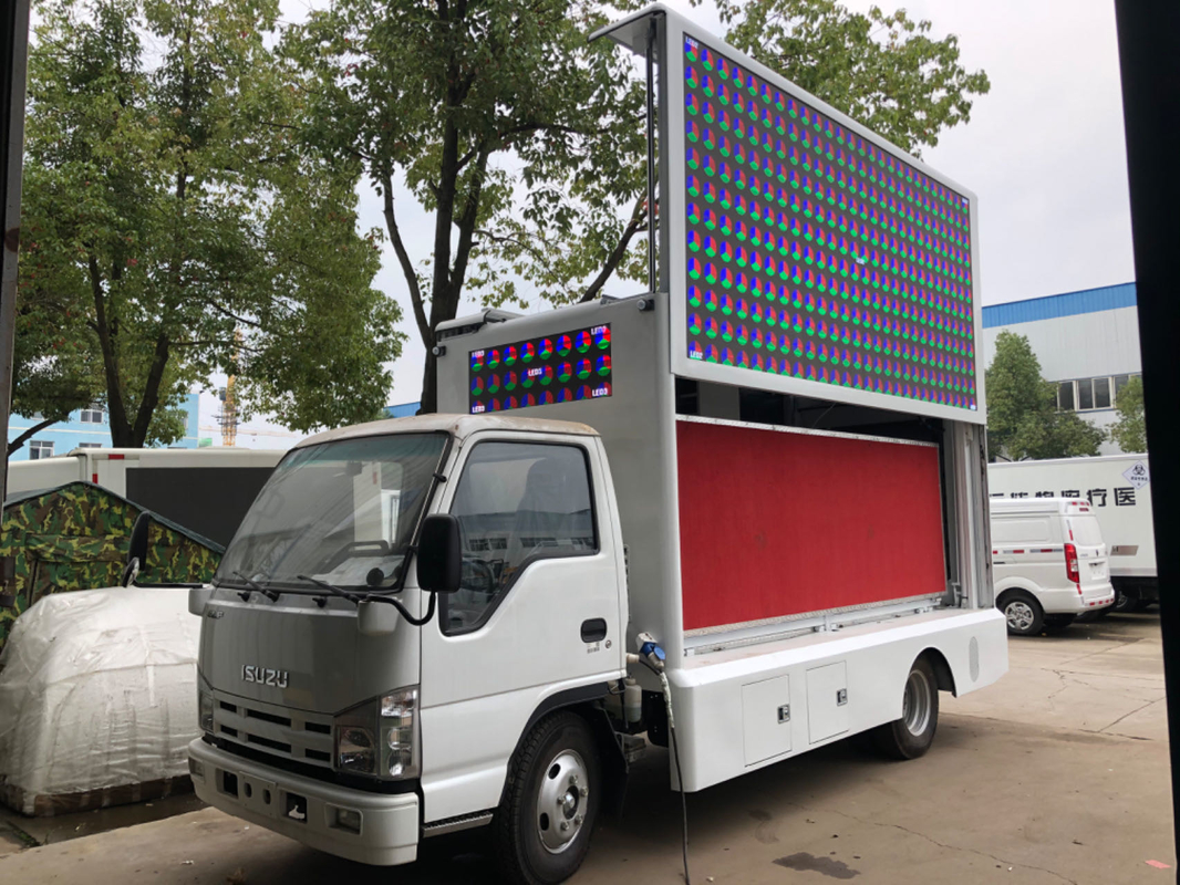 Camión de publicidad LED Roving de marca japonesa Camión de escenario móvil de 4,2 m