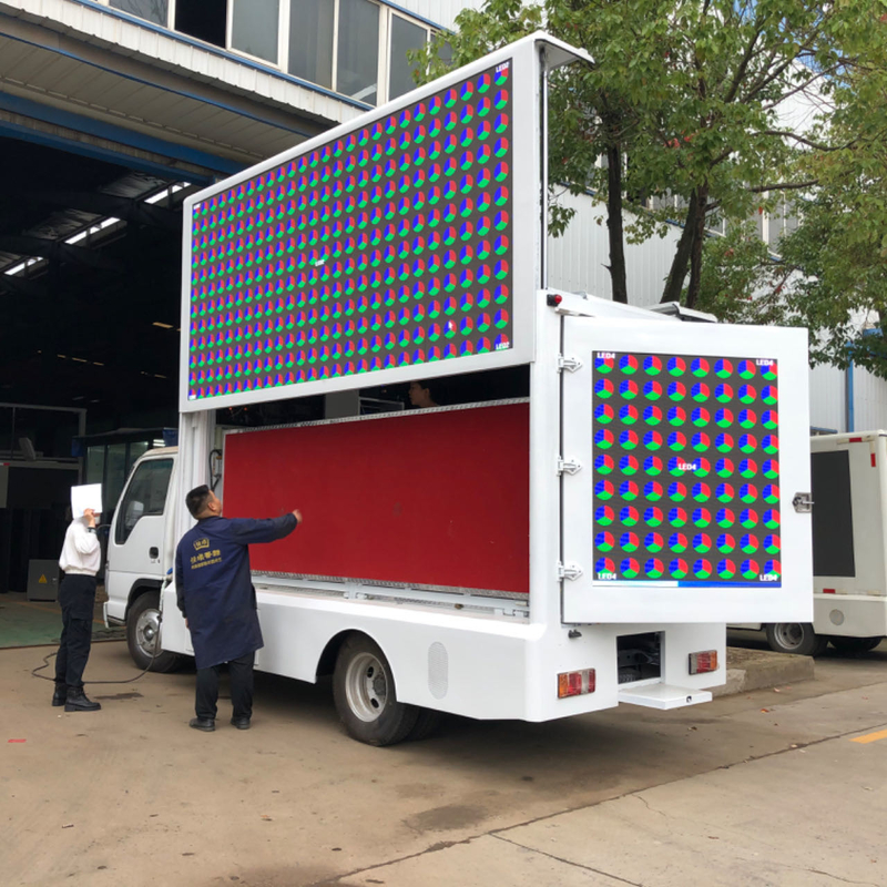 Camión de publicidad LED Roving de marca japonesa Camión de escenario móvil de 4,2 m