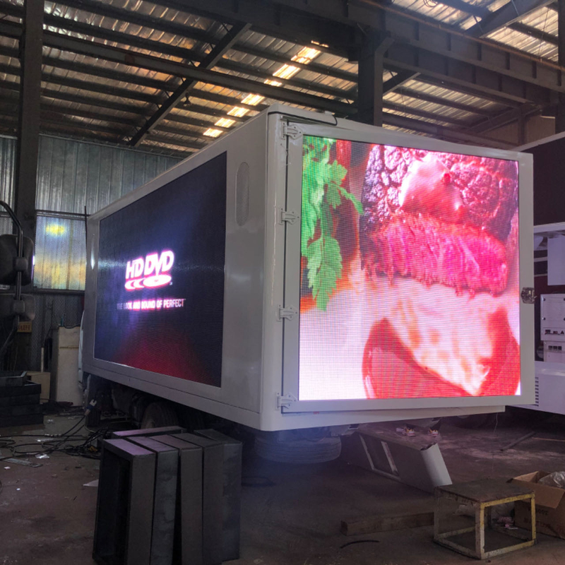 Cuadro de pantalla LED digital P4 personalizado para camión montado Pitch de píxeles 6 mm