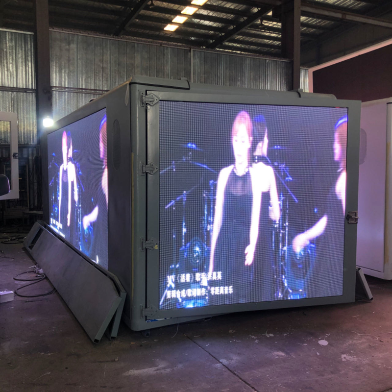 12.5ft*5.6ft P4 P5 P6 Pantalla de cartelería LED exterior 2500kg Capacidad