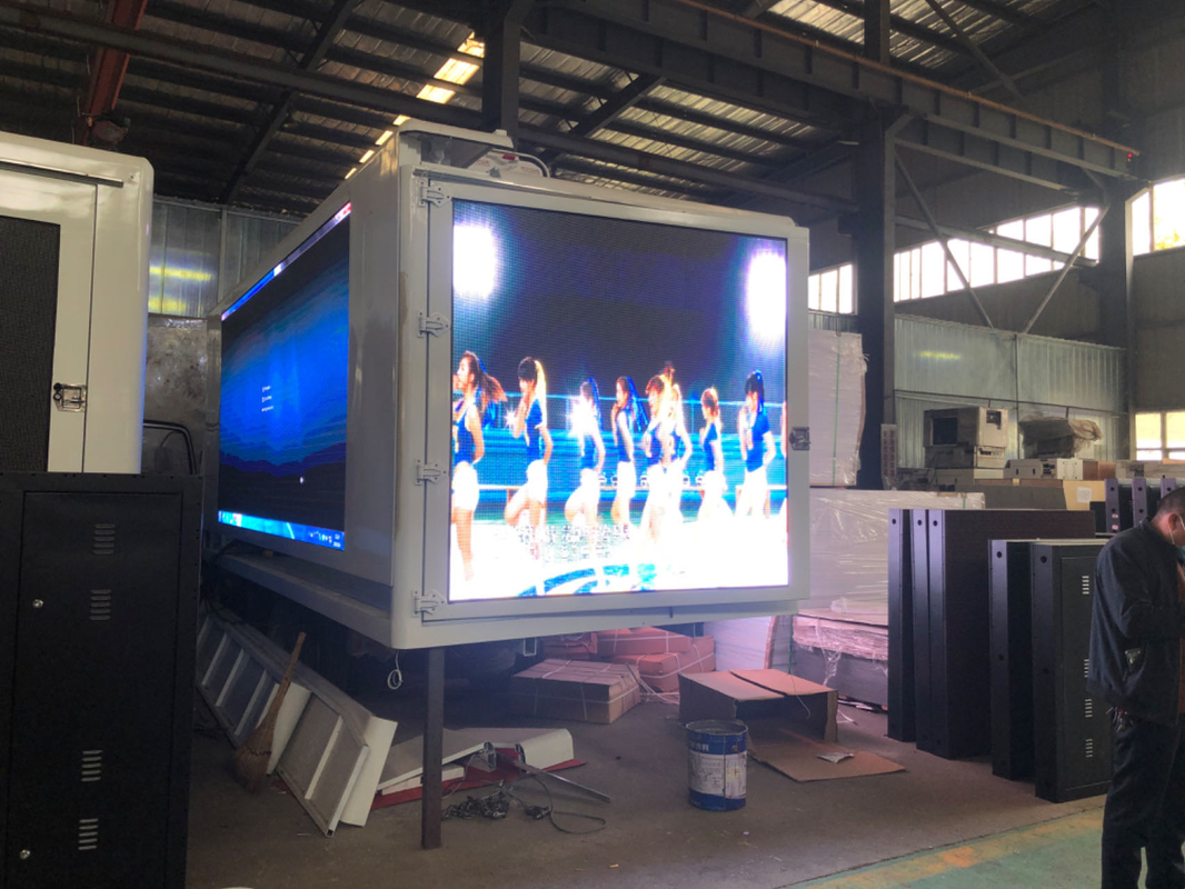 12.5ft*5.6ft P4 P5 P6 Pantalla de cartelería LED exterior 2500kg Capacidad