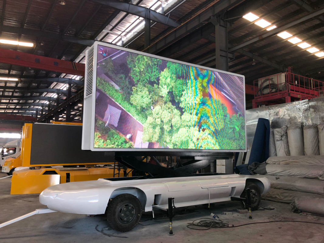 P4 P5 HD Camión Remolque Automóvil Publicidad al aire libre LED Signo de visualización para tienda móvil