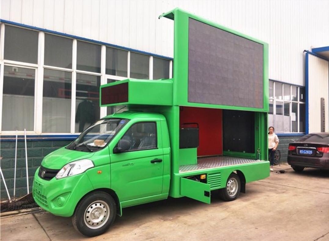 Euro 5 exterior P4 de todo color LED Billboard publicidad móvil camión de medios digitales