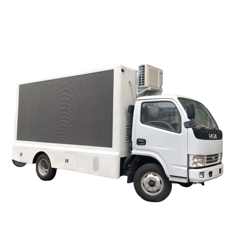 4x2 P4 Dongfeng pantalla LED en el camión Euro 5 Euro 6 LHD condujo camión de visualización móvil
