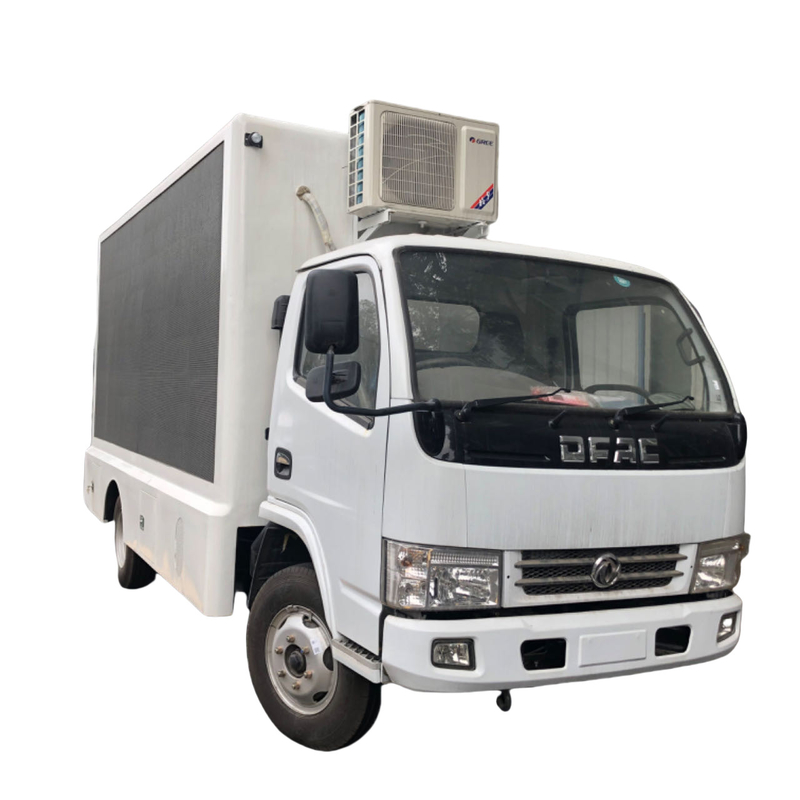 4x2 P4 Dongfeng pantalla LED en el camión Euro 5 Euro 6 LHD condujo camión de visualización móvil