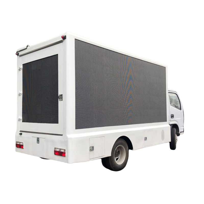 4x2 P4 Dongfeng pantalla LED en el camión Euro 5 Euro 6 LHD condujo camión de visualización móvil