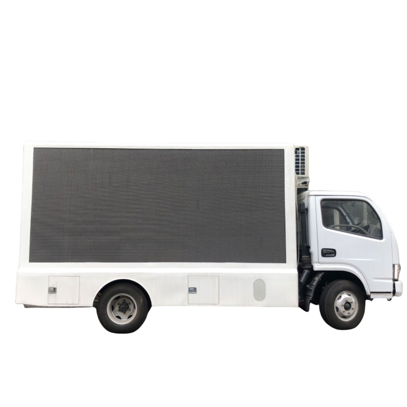 4x2 P4 Dongfeng pantalla LED en el camión Euro 5 Euro 6 LHD condujo camión de visualización móvil