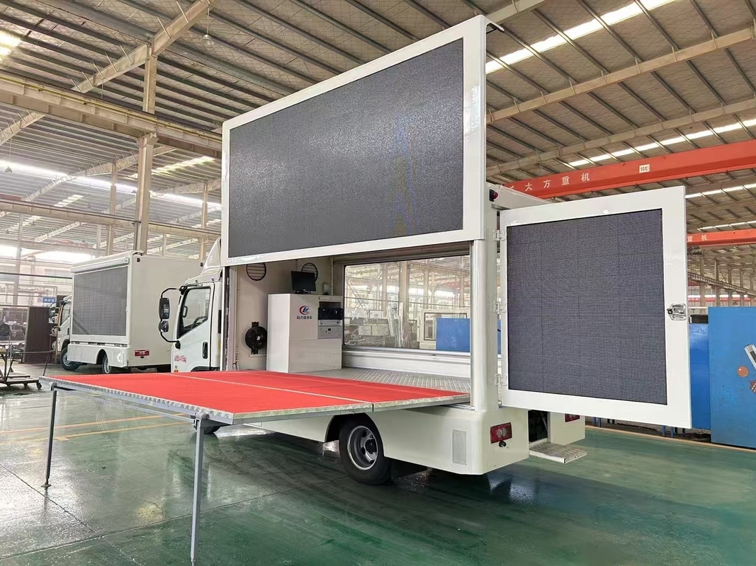 Foton 4X2 Camión LED móvil Publicidad Impecable P4 P5 P6 Exhibición LED para vehículos al aire libre